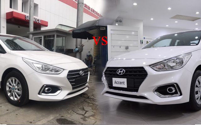 So sánh Hyundai Accent 1.4 MT tiêu chuẩn và 1.4 MT đủ