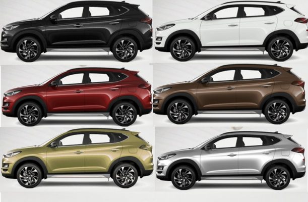 Chi tiết 6 màu, 4 phiên bản của Hyundai Tucson 2019