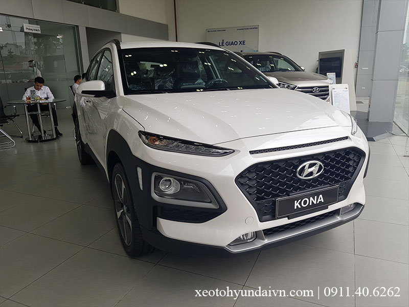 Hyundai Kona Màu Trắng Có Sẵn Đủ Bản, Giá Tốt Nhất | Đt 0911406262